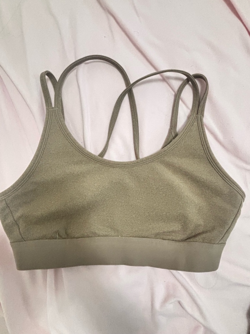 Torry Burch Taupe Sport Bra